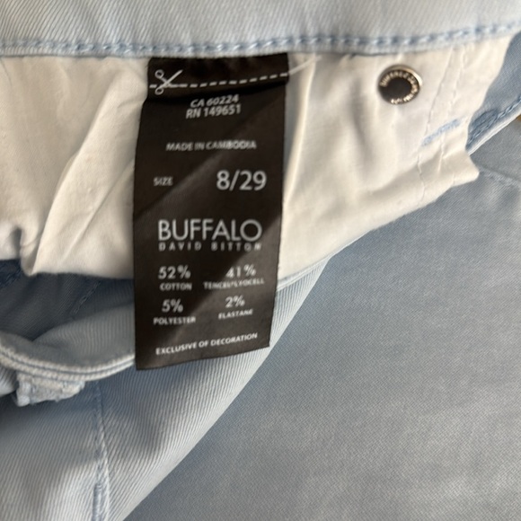 Buffalo Women's Size 8 Havana Hi-Rise Soft Stretch Ankle Skinny Light Blue Jeans - Picture 11 of 11